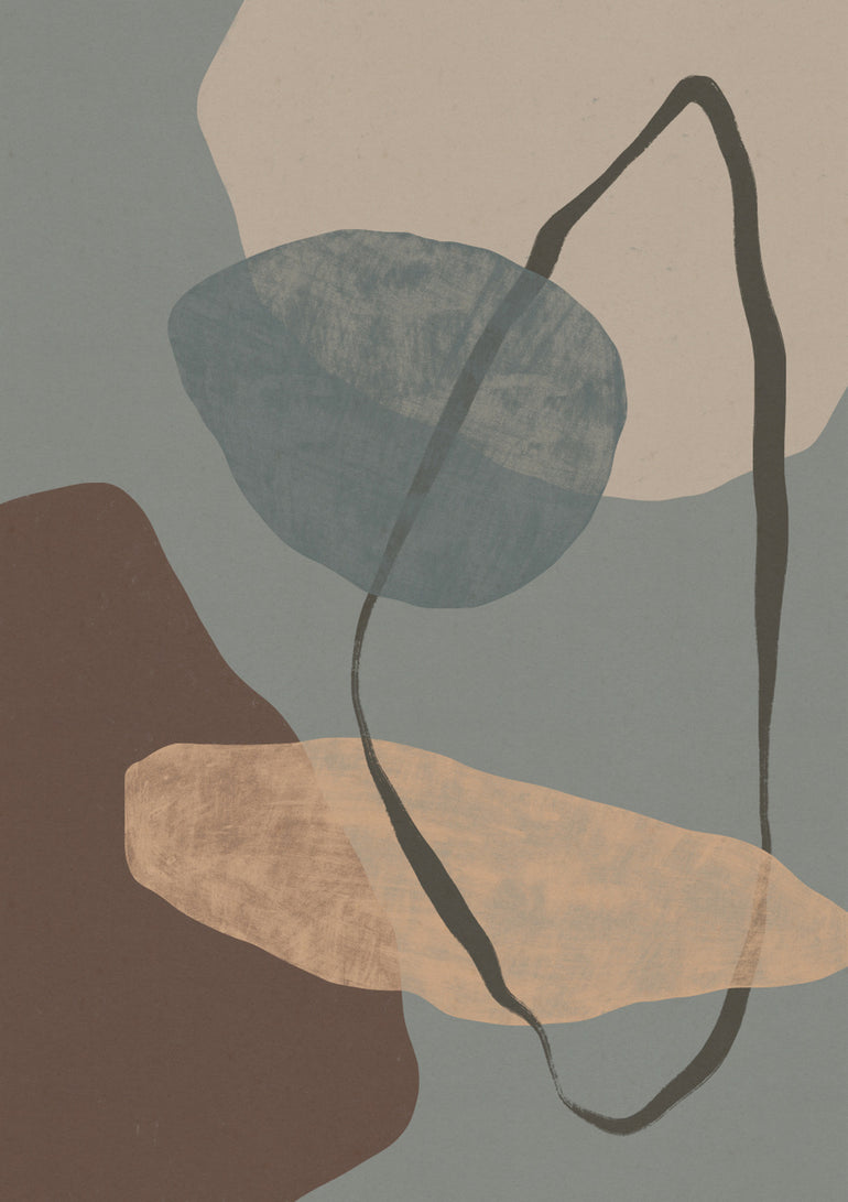 Quadro Modern Abstract Shapes #12