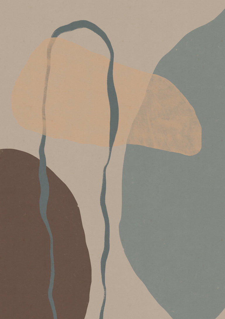 Quadro Modern Abstract Shapes #13