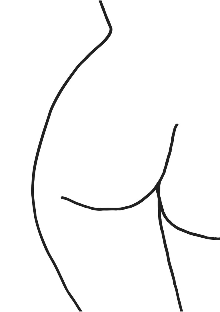 Quadro Nude Minimal 1