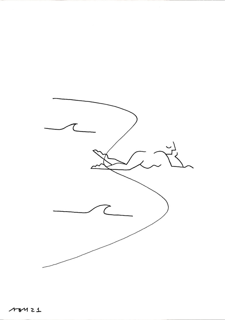 Quadro O Toque Das Ondas
