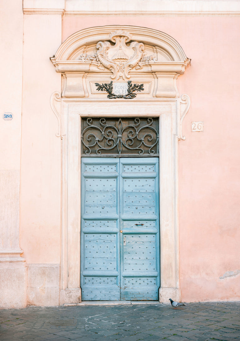 Quadro Pastel Trastevere Rome Italy Travel Photography