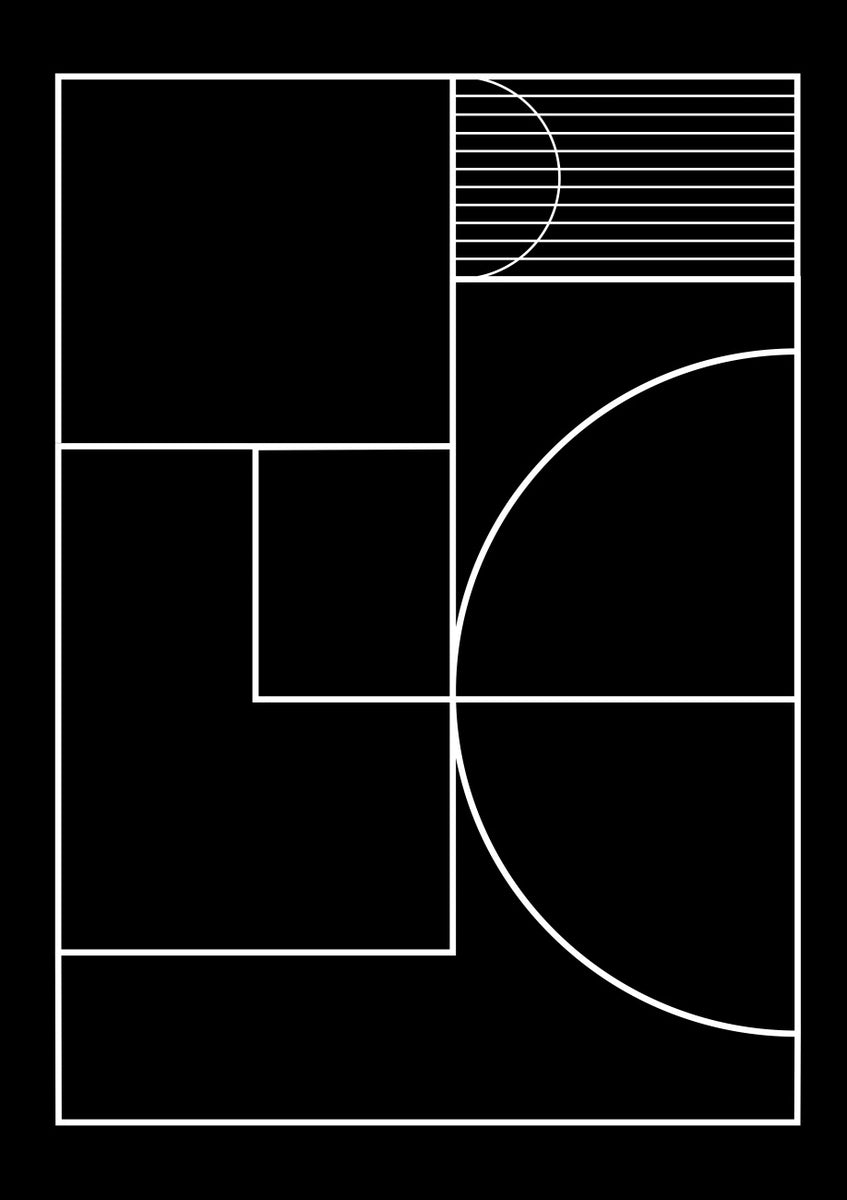 Quadro Patterns Black II