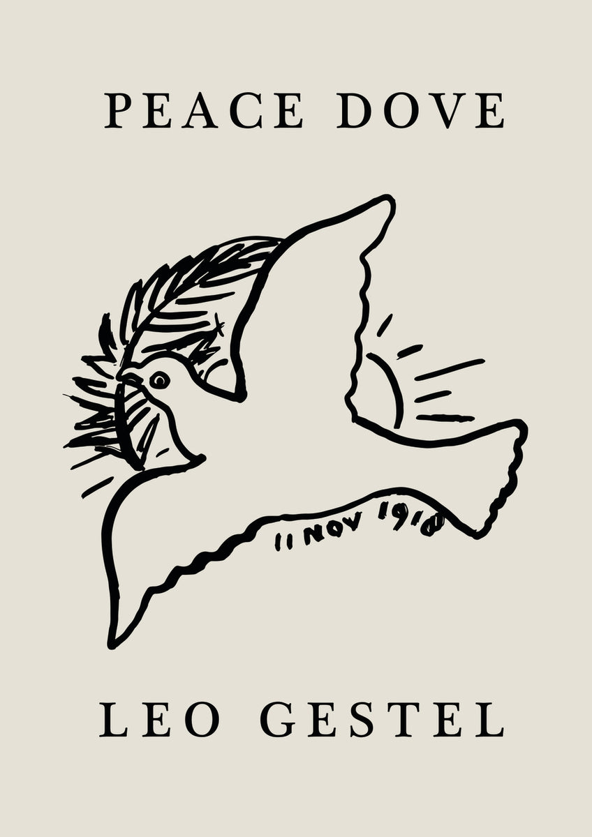 Quadro Peace Dove by Leo Gestel