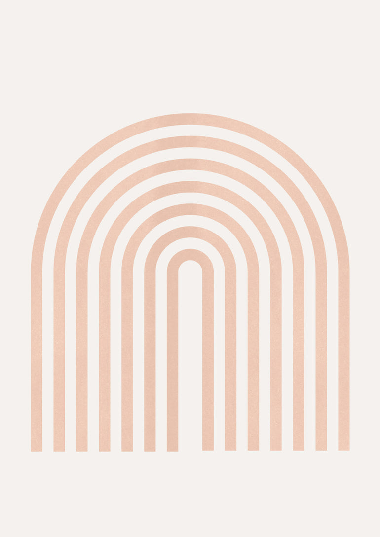 Quadro Peach Rainbow