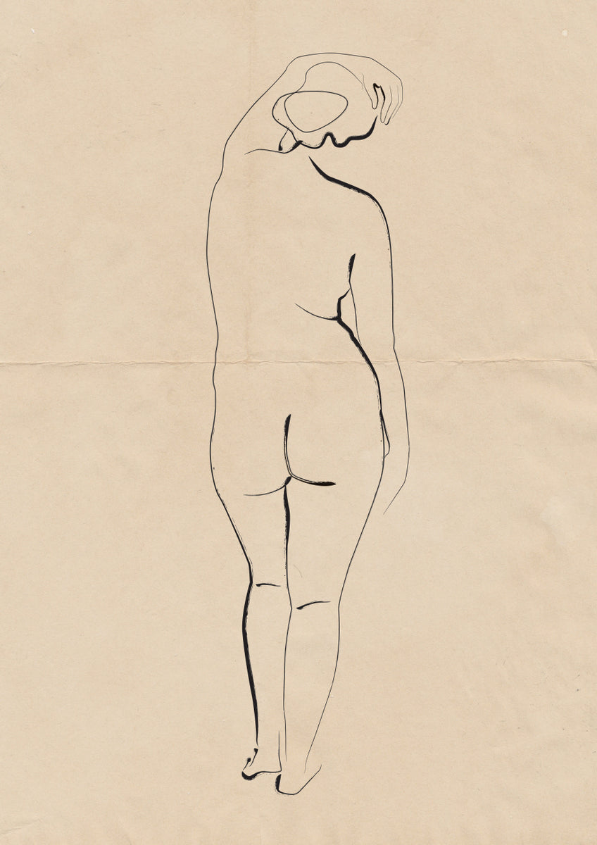 Quadro Pencil on Paper Nude 03