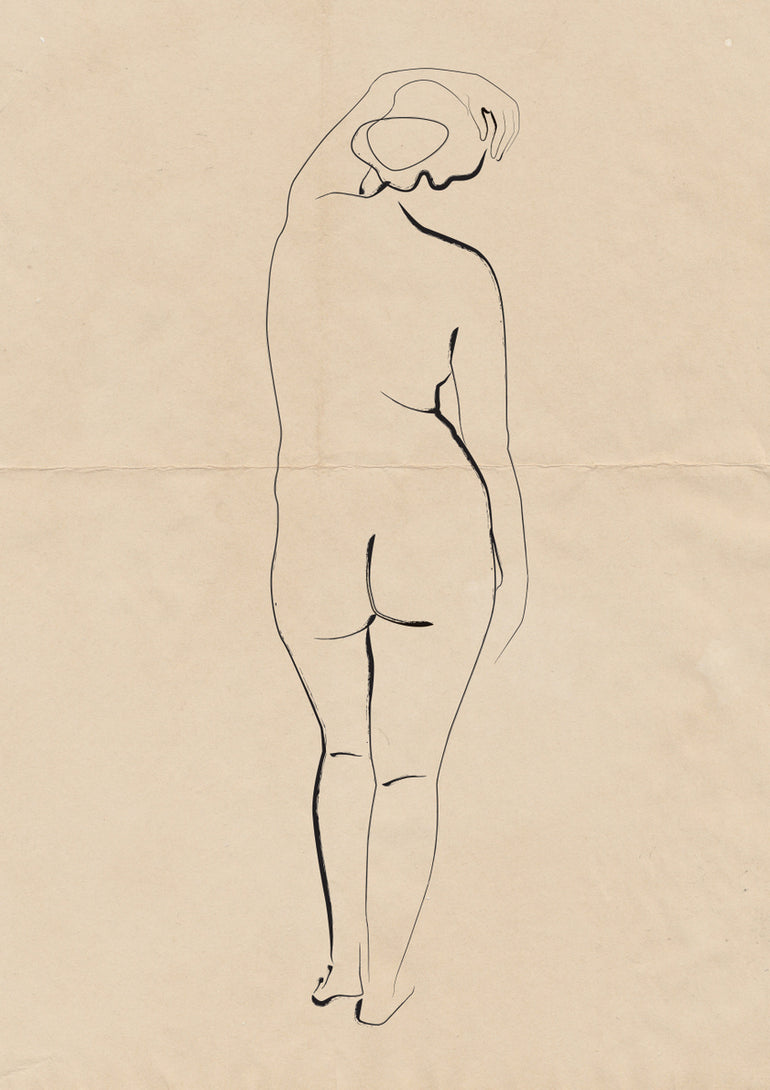 Quadro Pencil on Paper Nude 03
