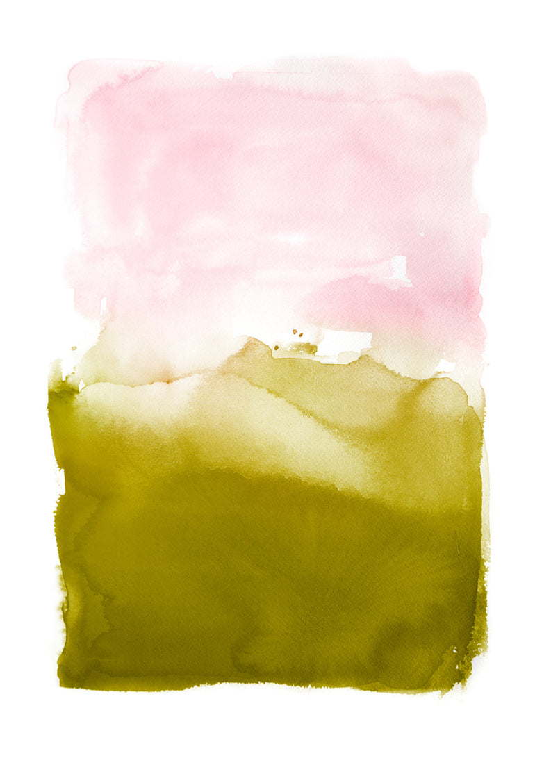 Quadro Pink Green Abstract2