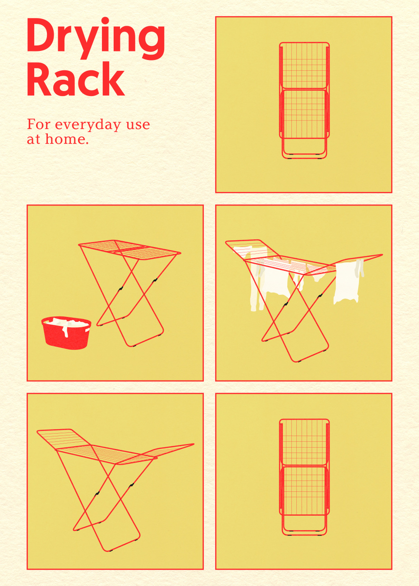 Quadro Poster Drying Rack