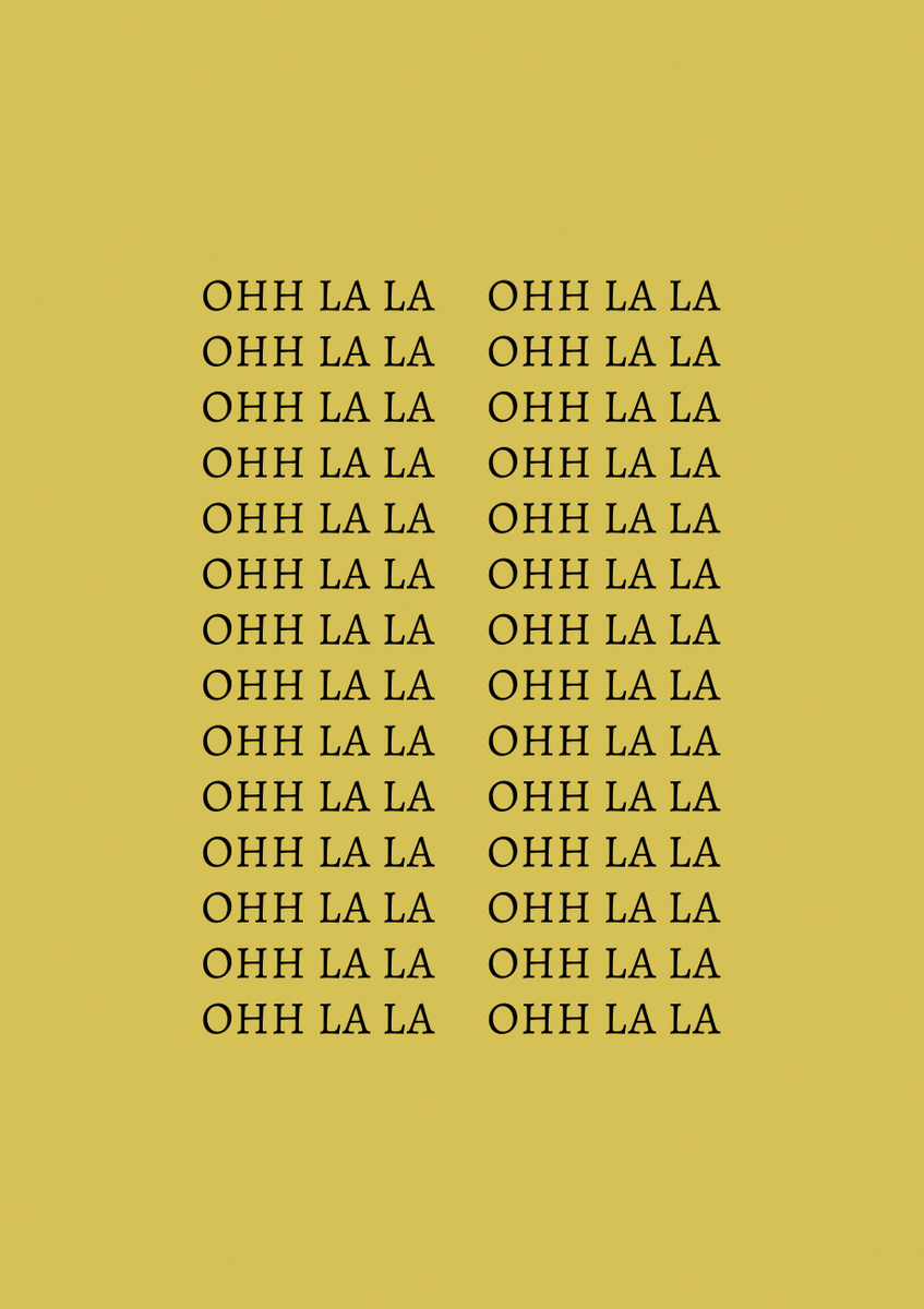 Quadro Ooh La La