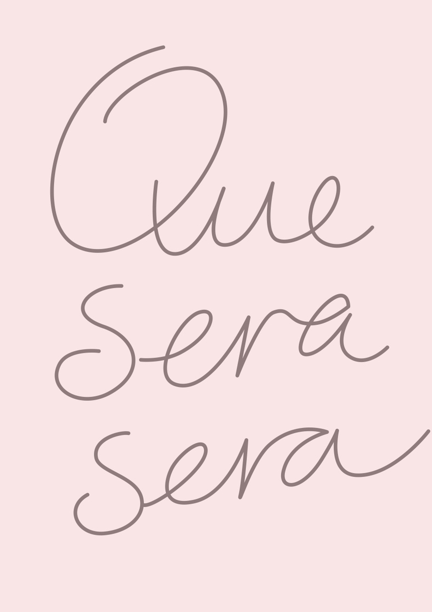 Quadro Que Sera Sera