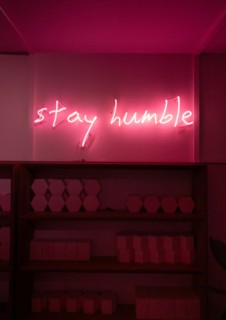 Quadro Quotes Stay humble