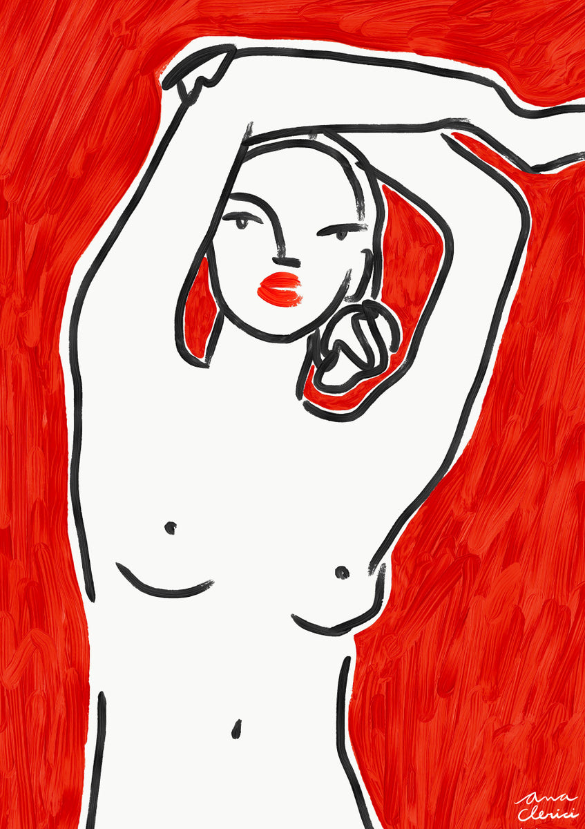 Quadro Red Nude