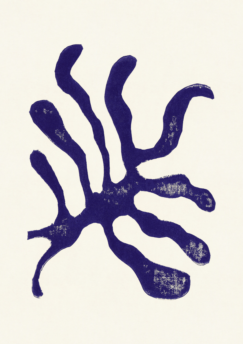Quadro Roots Linocut Print