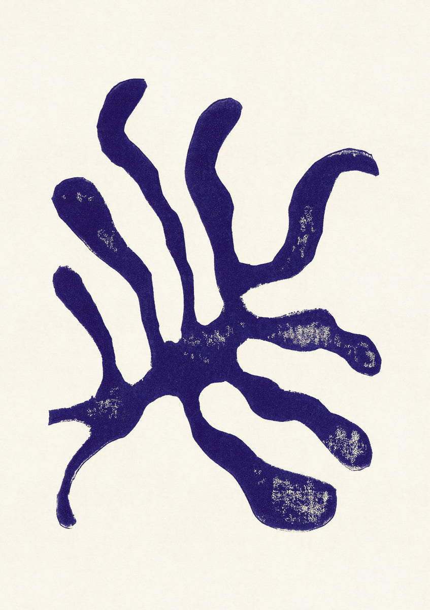 Quadro Roots Linocut Print