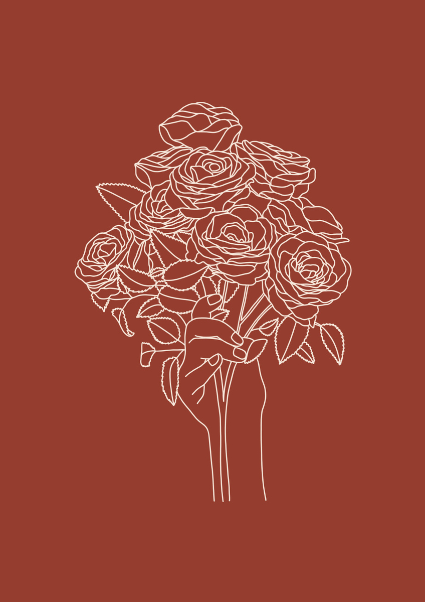 Quadro Rose Bouquet