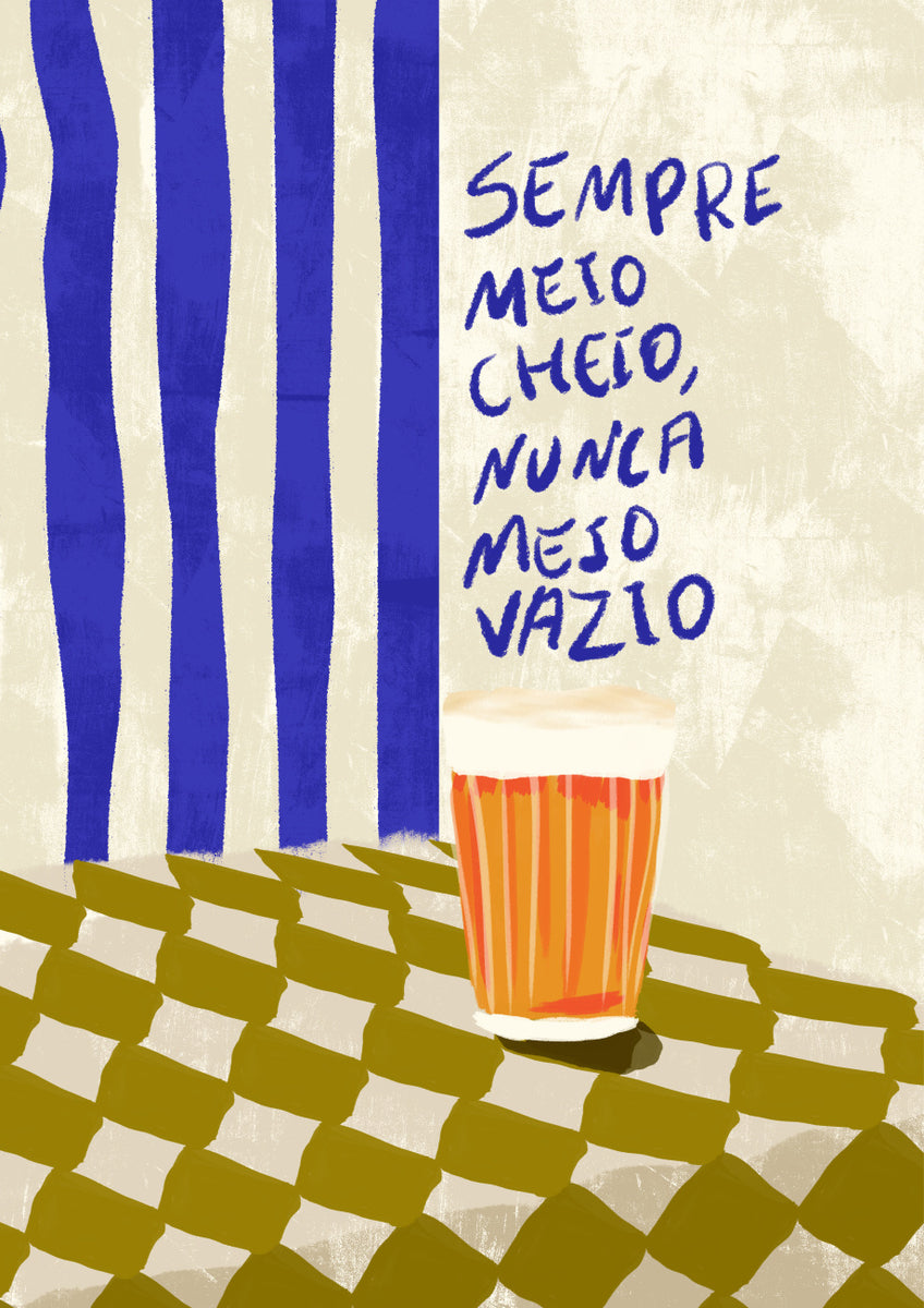 Quadro Sempre Meio Cheio