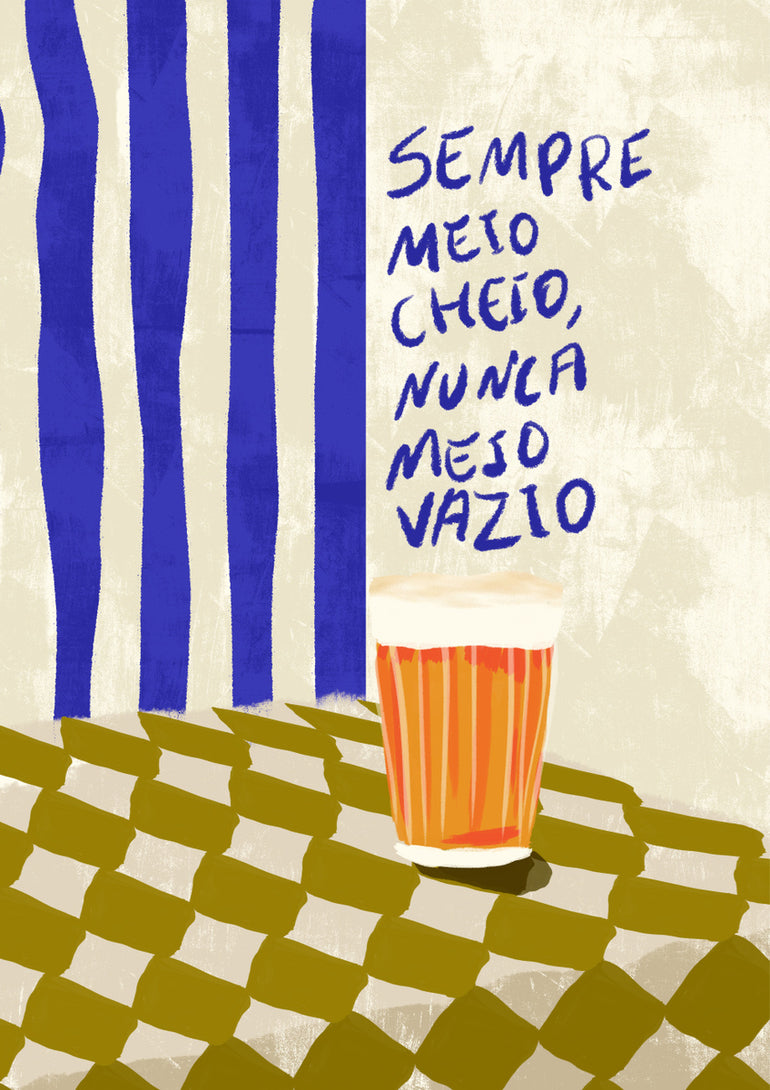 Quadro Sempre Meio Cheio