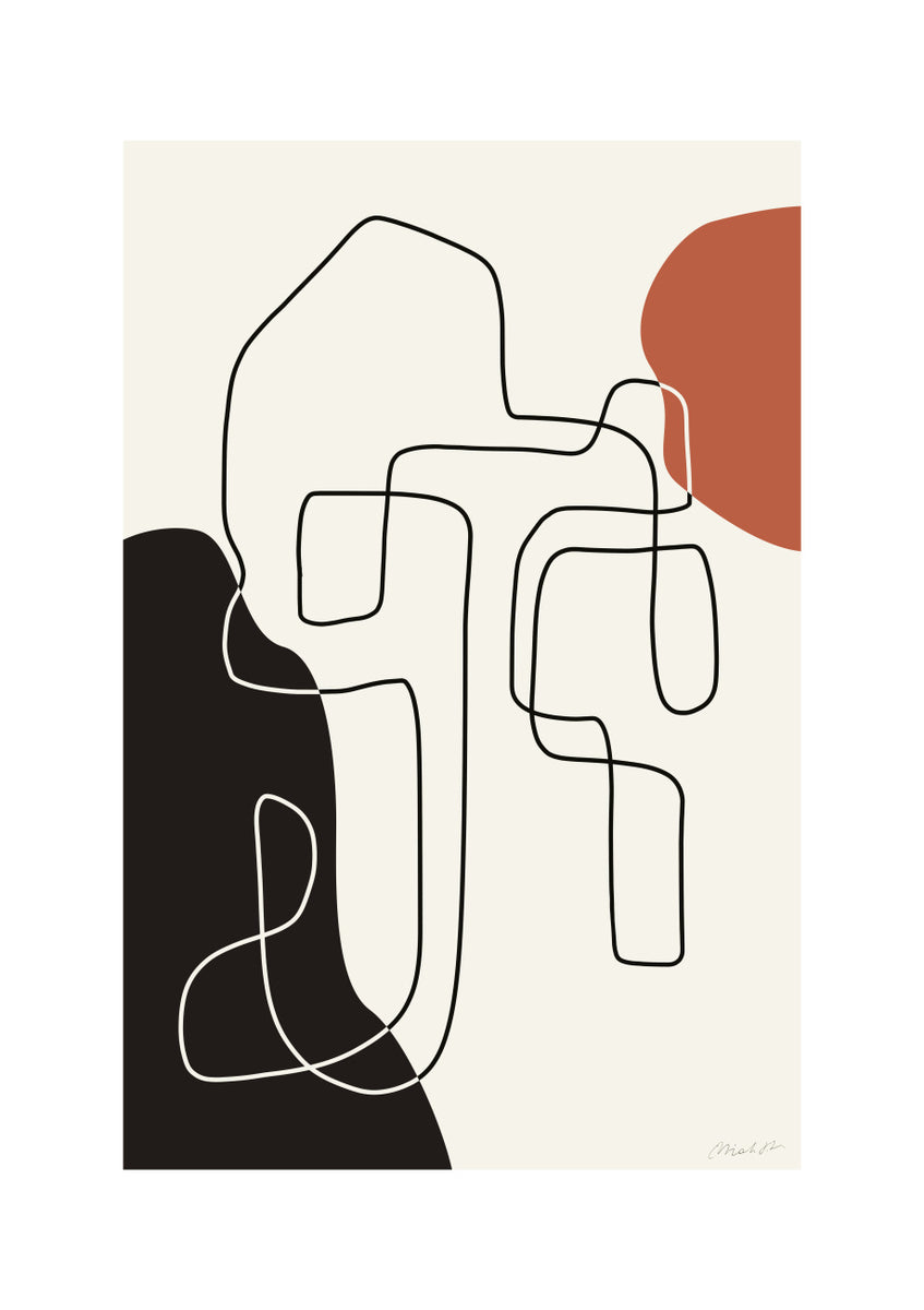 Quadro Shapes Lines no. 1
