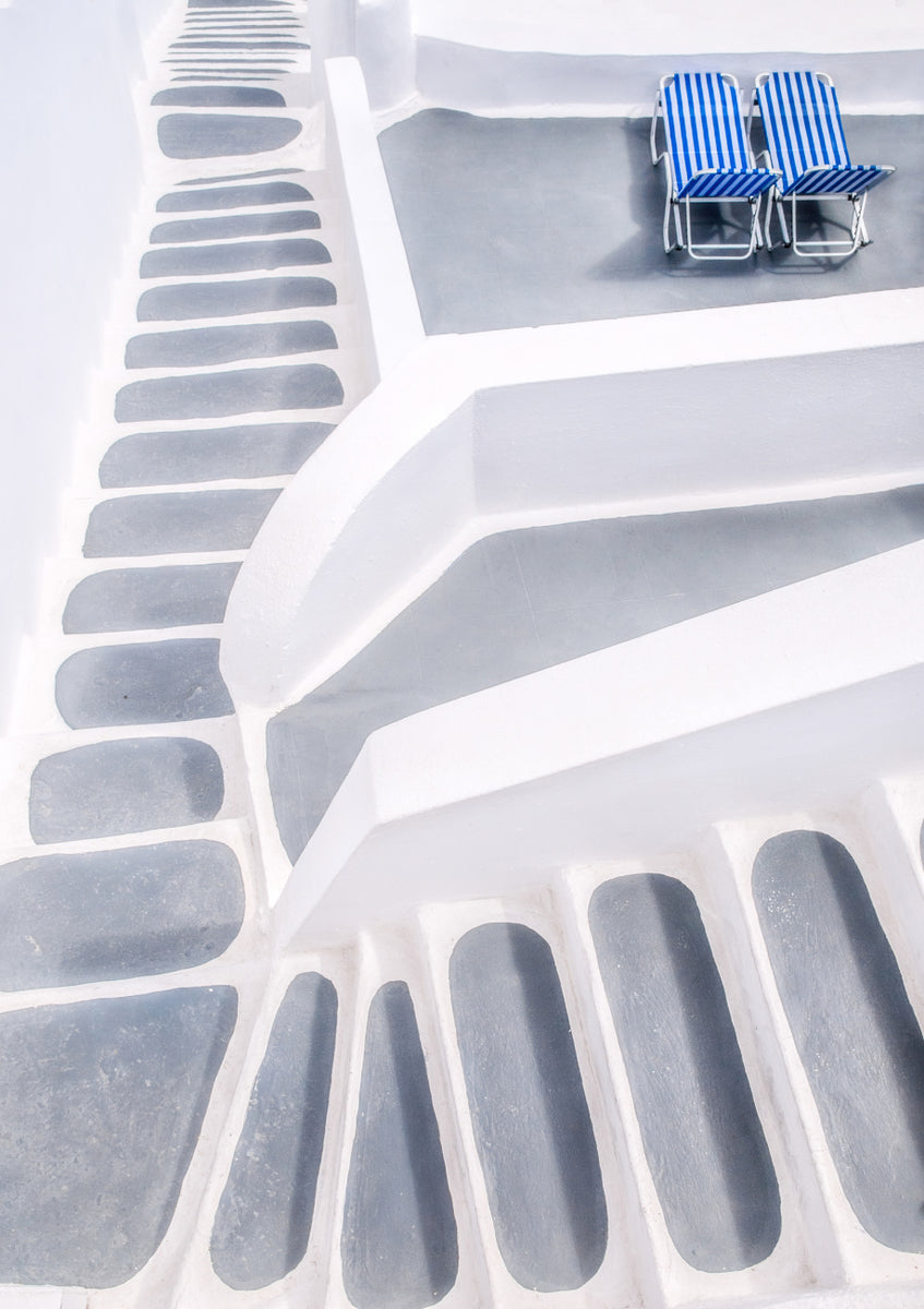 Quadro Steps and Sun Loungers