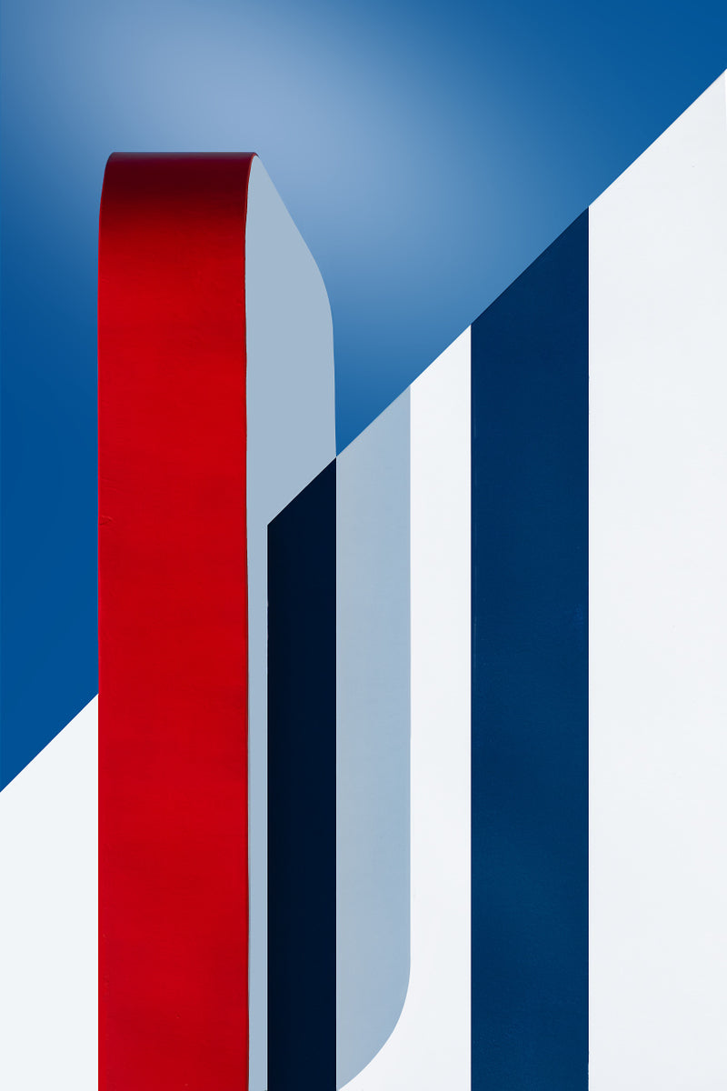Quadro Stripes Geometry Building