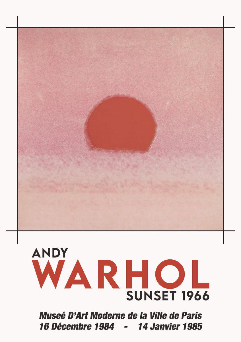 Quadro Sunset By Andy Warhol