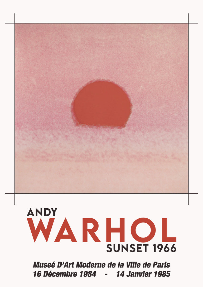 Quadro Sunset By Andy Warhol