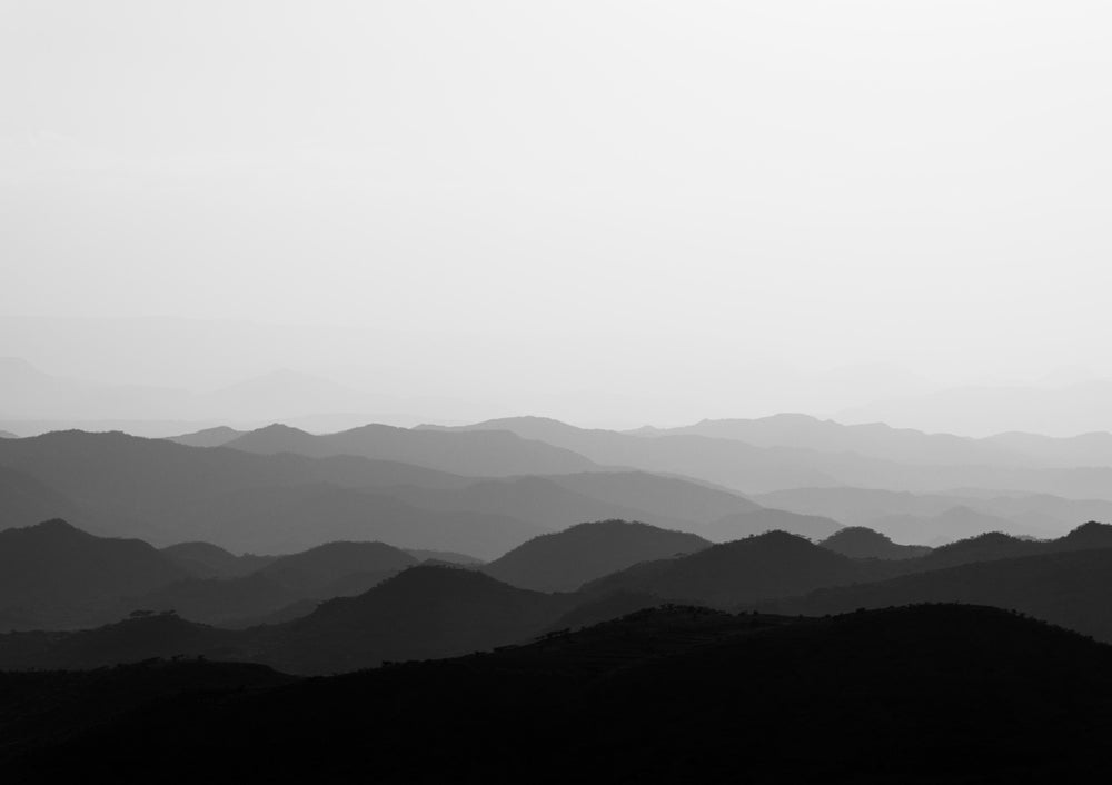 Quadro Sunset in the Mountains of Ethiopia
