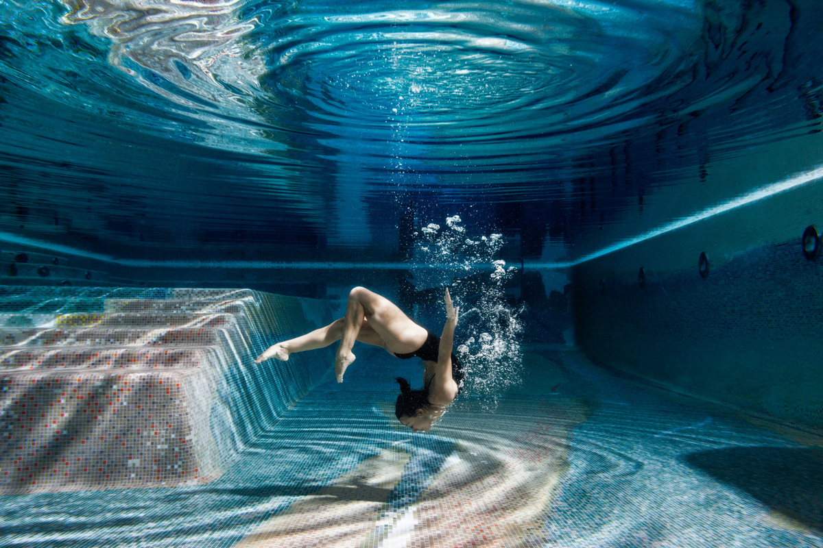Quadro Swimming Inside By Guido Fua