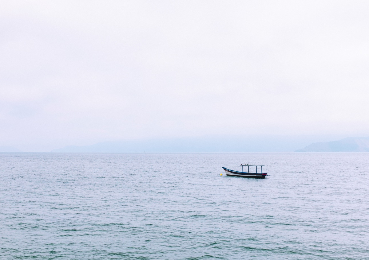 Quadro The Boat and the Sea