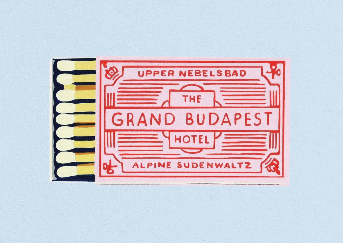 Quadro The Grand Budapest Hotel Poster