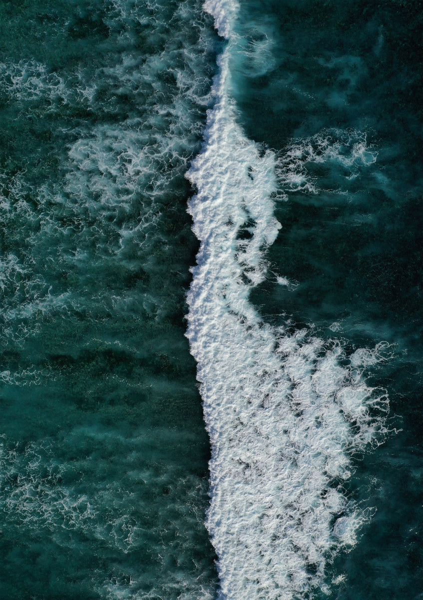 Quadro The Radiant Blue of the Ocean Waves