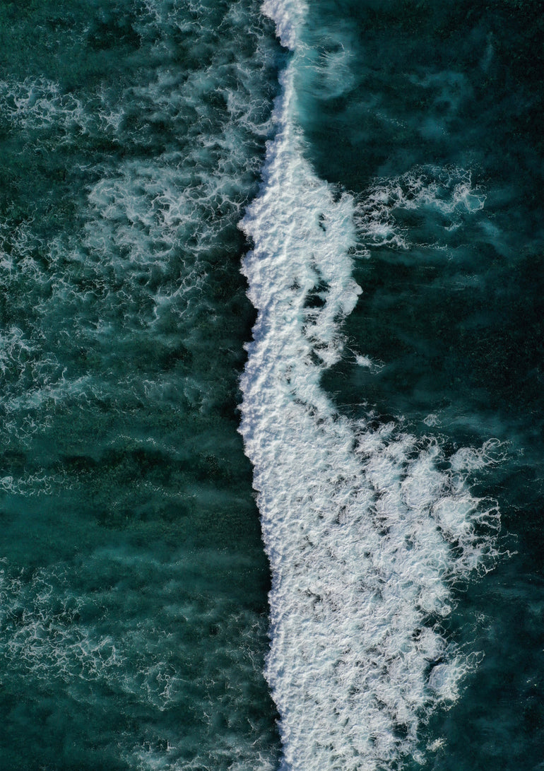 Quadro The Radiant Blue of the Ocean Waves