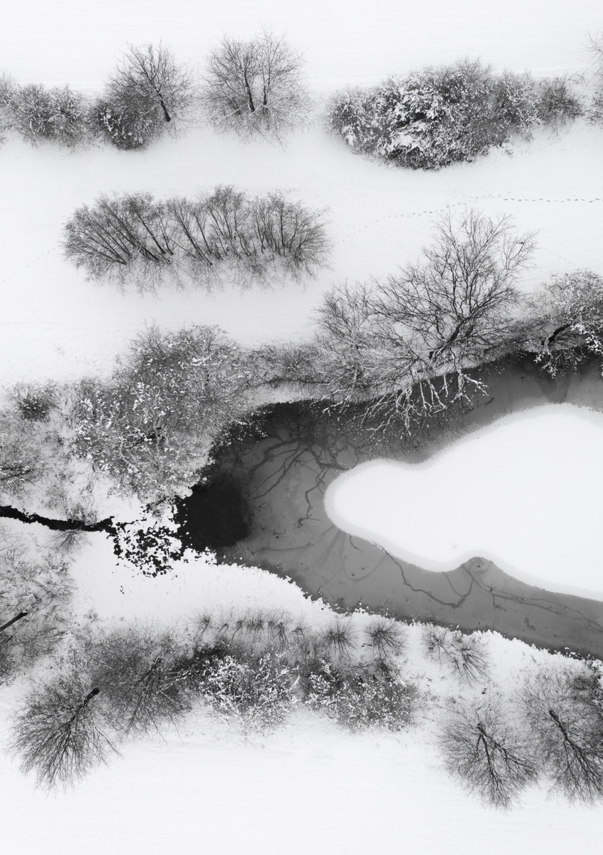 Quadro The Snowy Winter Wonderland Lake