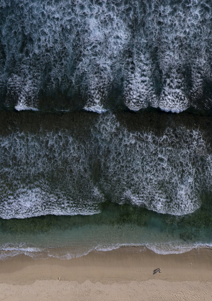Quadro The Walk on a Calm Beach