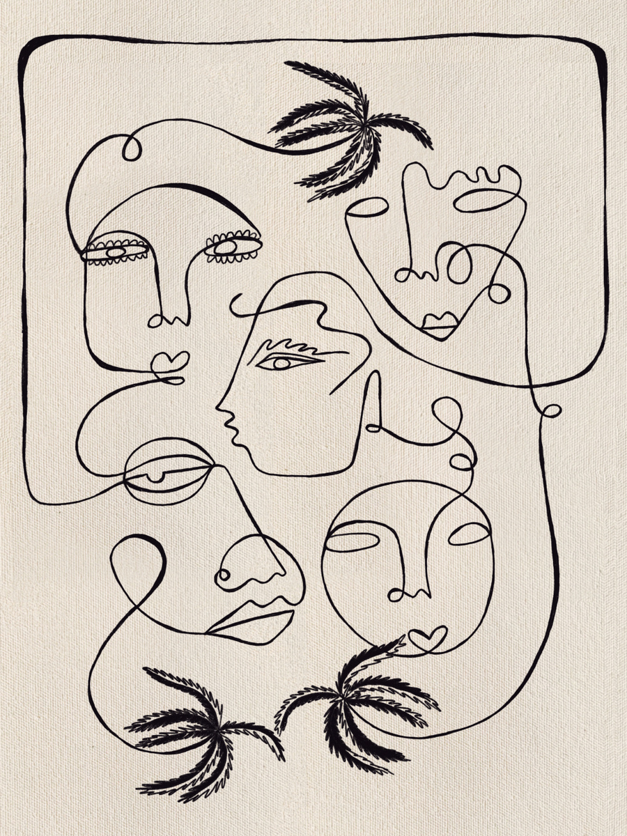 Quadro Tropical Thoughts