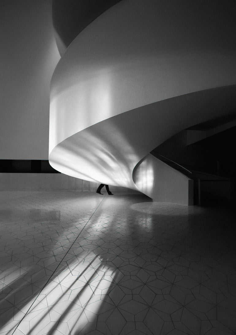 Quadro Architectural Spiral Shadows