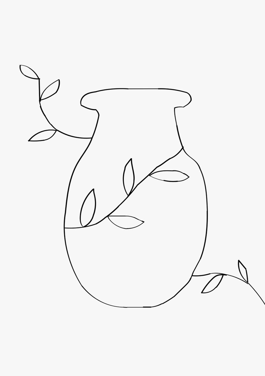 Quadro Vaso Imperfeito 1