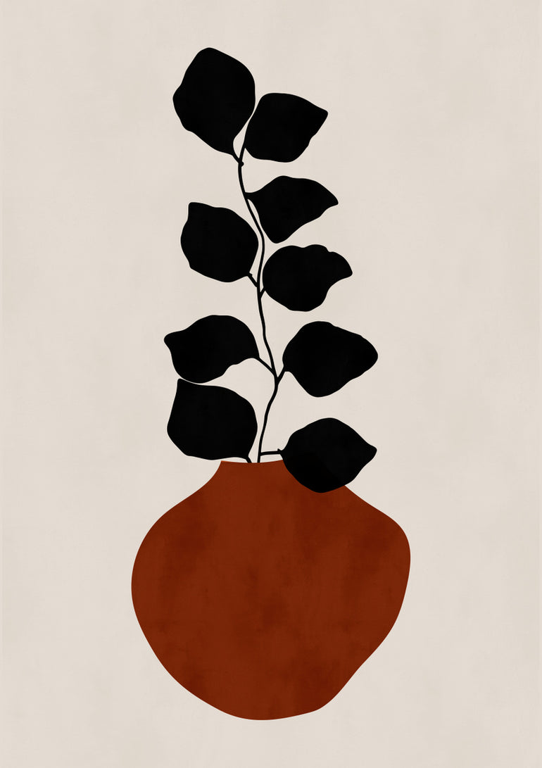 Quadro Vaso Rosso