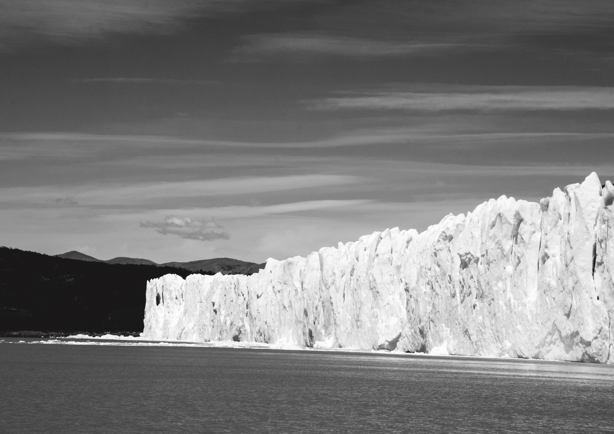 Quadro Wall of Ice Bw