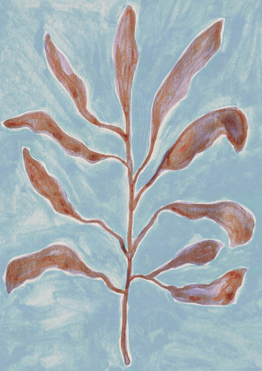 Quadro Watercolor Branch #1