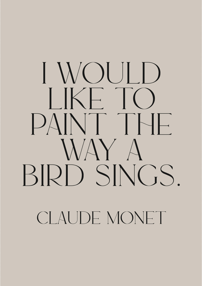 Quadro Way a Bird Sings