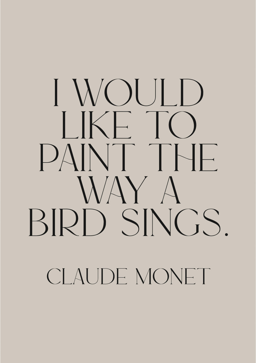 Quadro Way a Bird Sings
