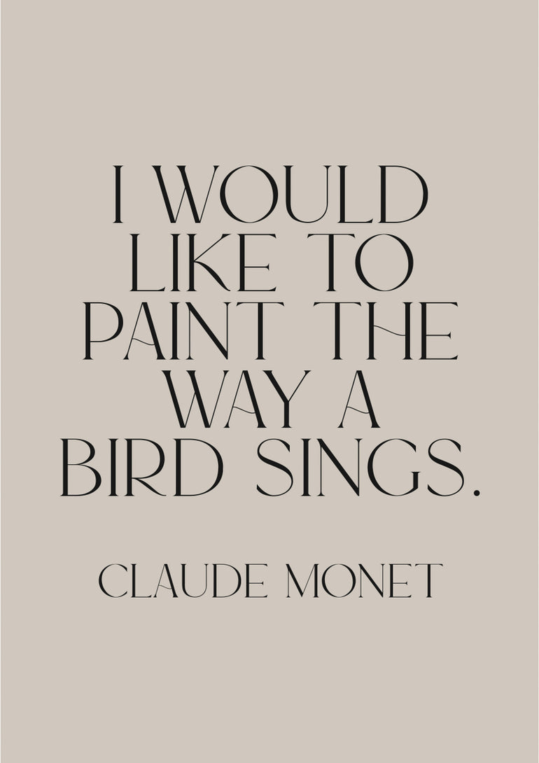 Quadro Way a Bird Sings
