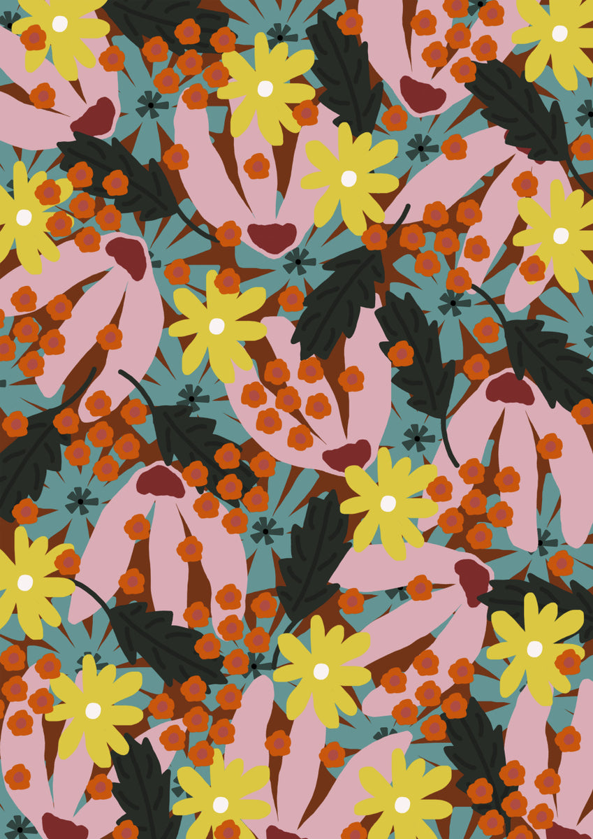 Quadro Windy Day Floral I
