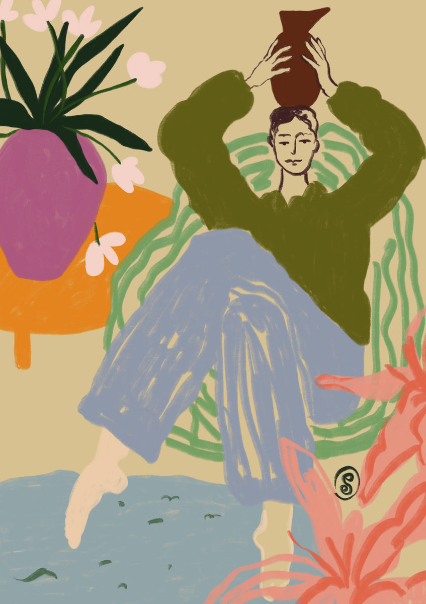 Quadro Woman with Vessel