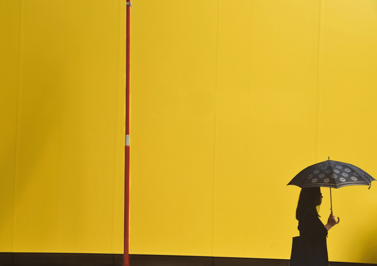 Quadro Yellow, Black, Red