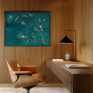 Quadro Blue Water Swim By Carlo Tonti