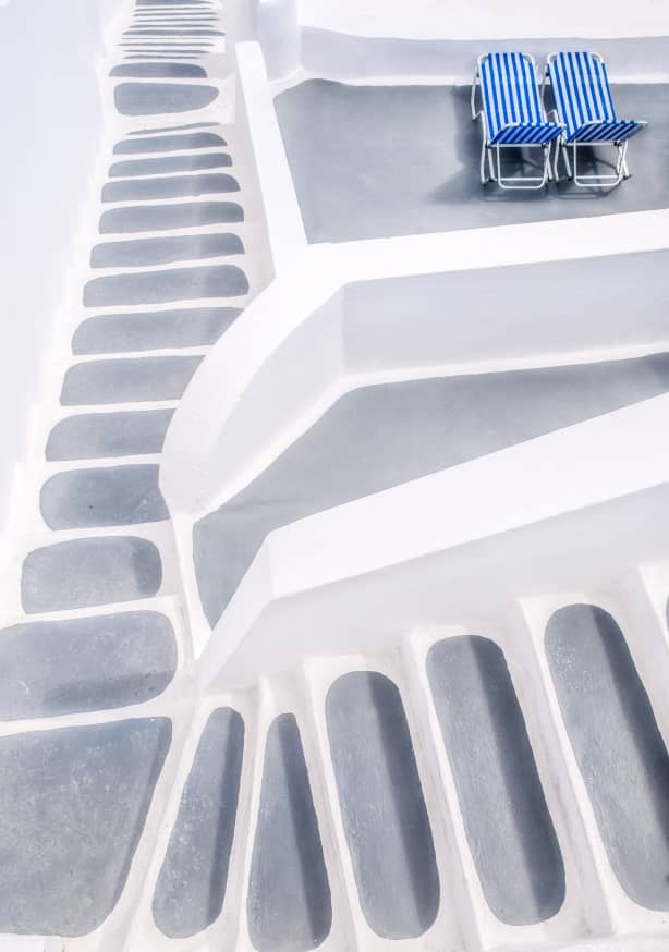 Quadro Steps and sun loungers by Linda Wride - Obrah | Quadros e Posters para Transformar a Parede