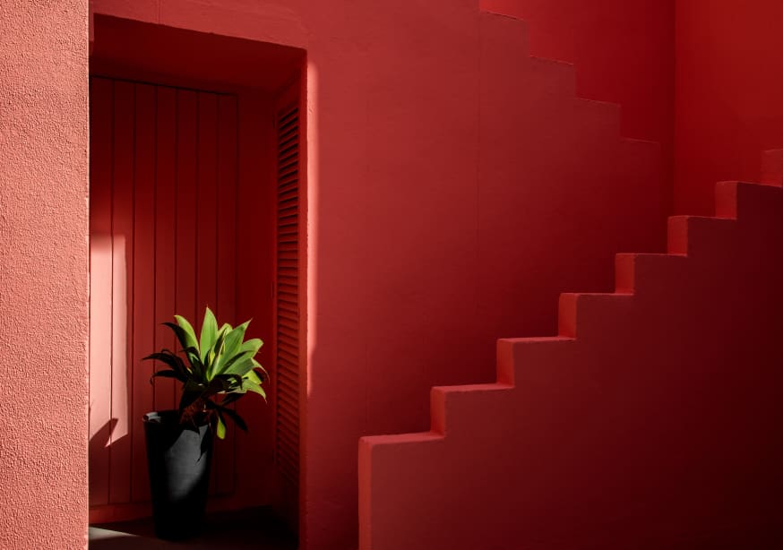 Quadro Muralla Roja #6 By Linda Wride