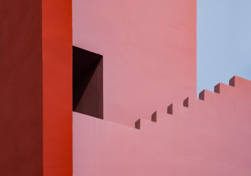 Quadro Muralla Roja #7 By Linda Wride